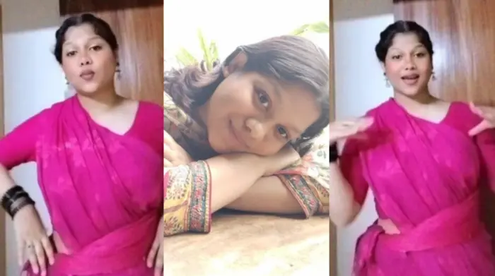 Desi Tiktoker Showing Fingering